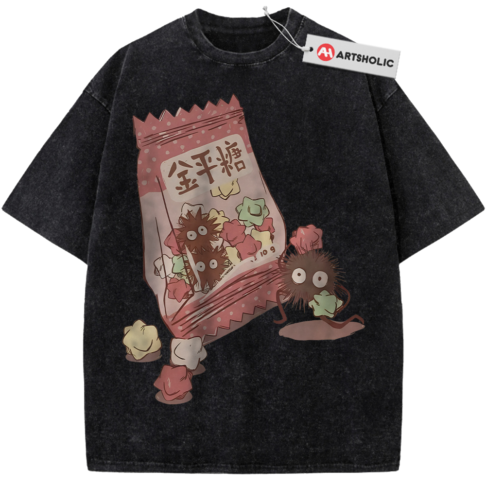 Alternative view of Susuwatari Shirt, My Neighbor Totoro Shirt, Spirited Away Shirt, Studio Ghibli Shirt, Anime Shirt, Vintage Tee