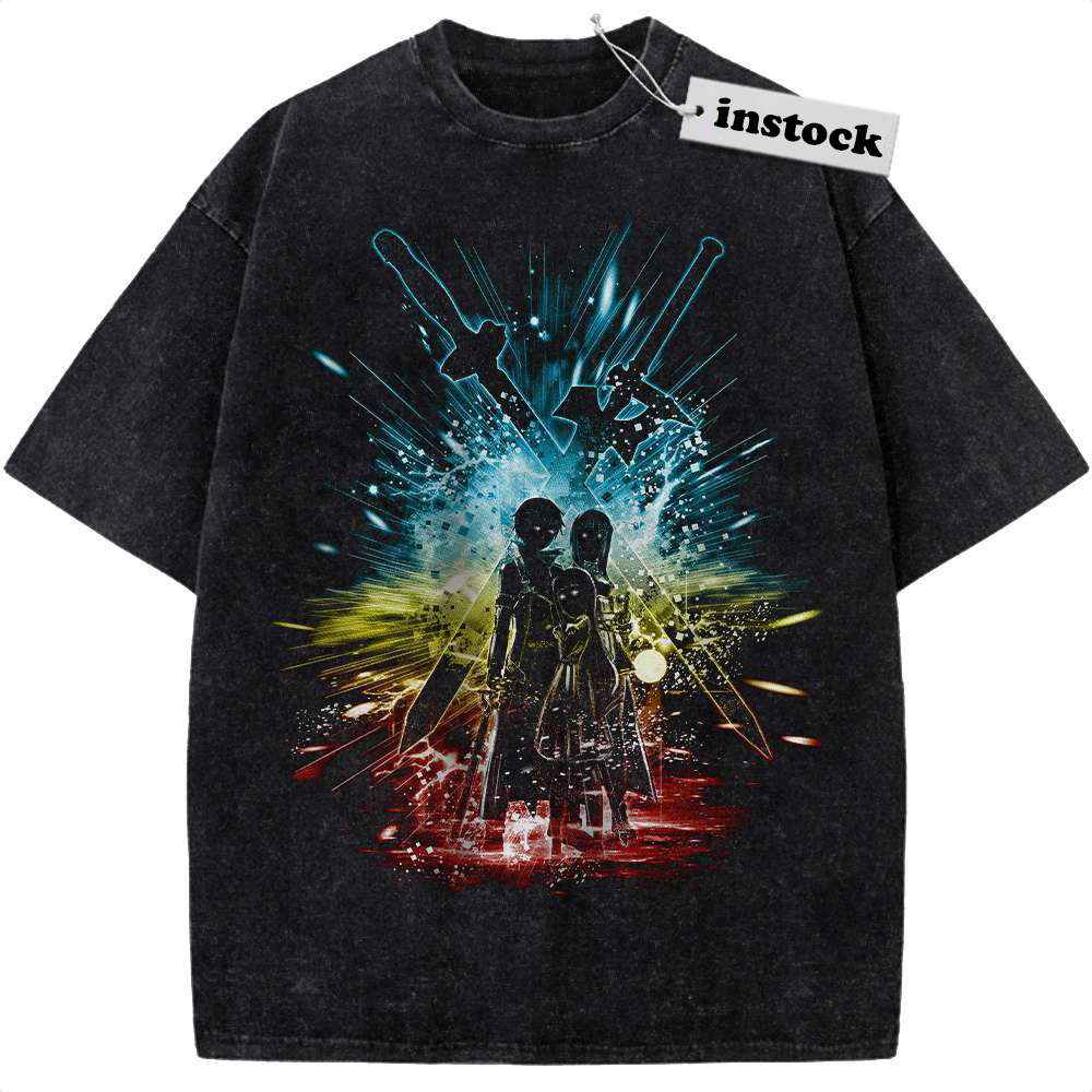 Sword Art Online Shirt, SAO Shirt, Anime Shirt, Vintage Tee