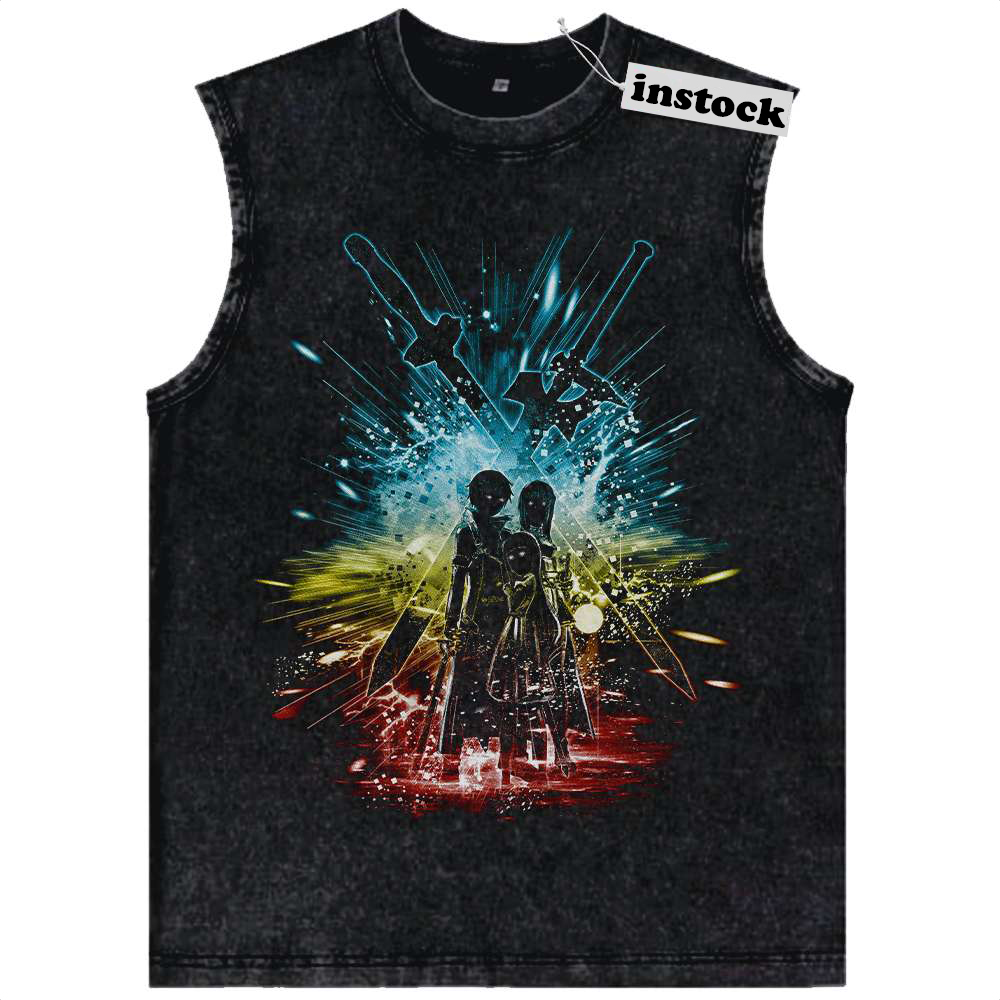 Sword Art Online Tank Top, SAO Tank Top, Anime Tank Top, Vintage Tank Top