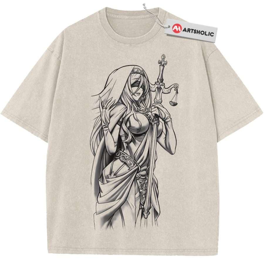 Alternative view of Sword Maiden Shirt, Goblin Slayer Shirt, Anime Shirt, Vintage T-Shirt