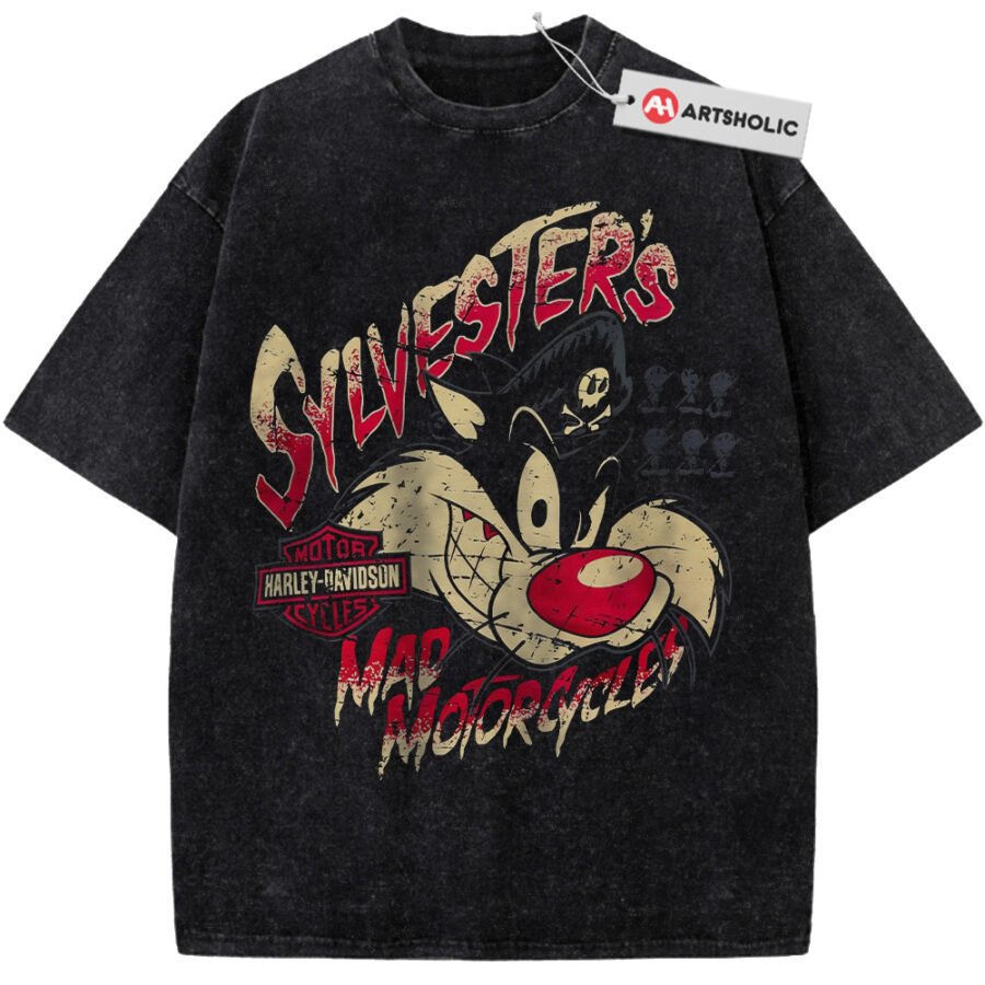 Alternative view of Sylvester Shirt, Looney Tunes Shirt, Animated Shirt, Vintage T-Shirt