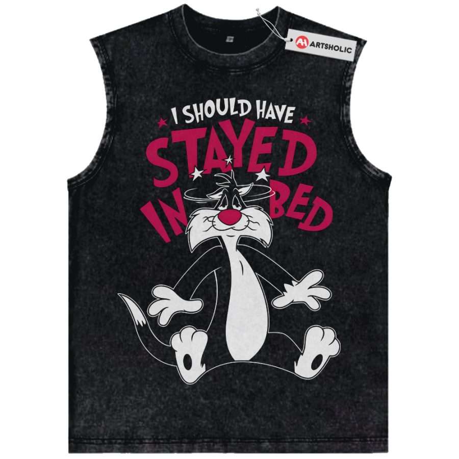 Alternative view of Sylvester Tank Top, Looney Tunes Tank Top, Animated Tank Top, Vintage Tank Top