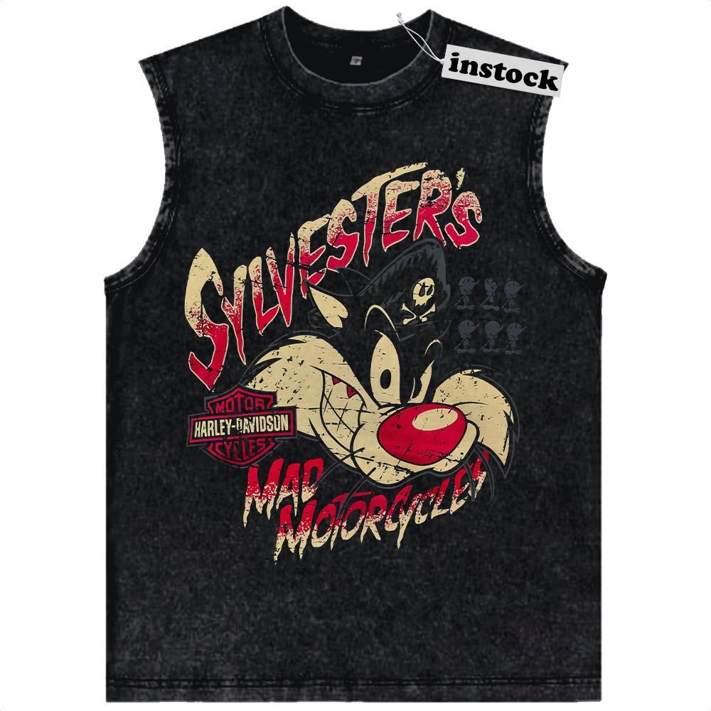 Sylvester Tank Top, Looney Tunes Tank Top, Animated Tank Top, Vintage Tank Top