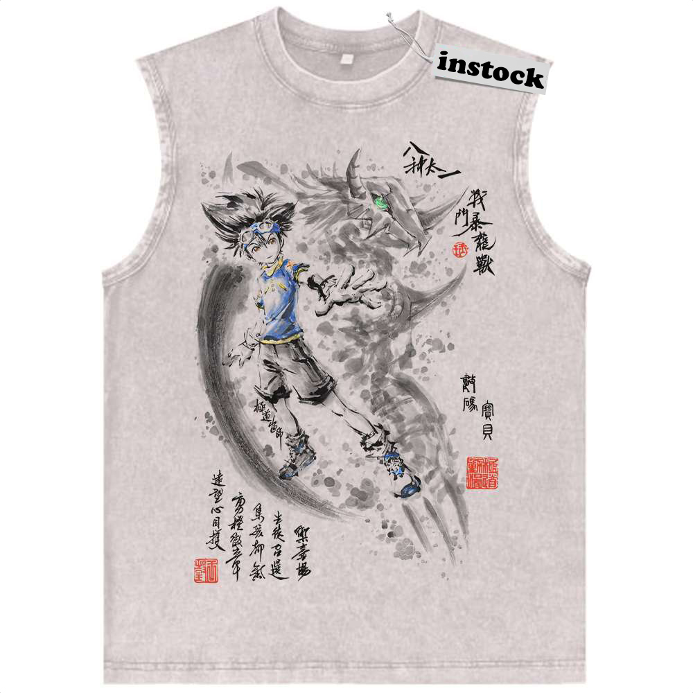 Taichi Kamiya Tank Top, Agumon Tank Top, Digimon Adventure Tank Top, Anime Tank Top, Vintage Tank Top