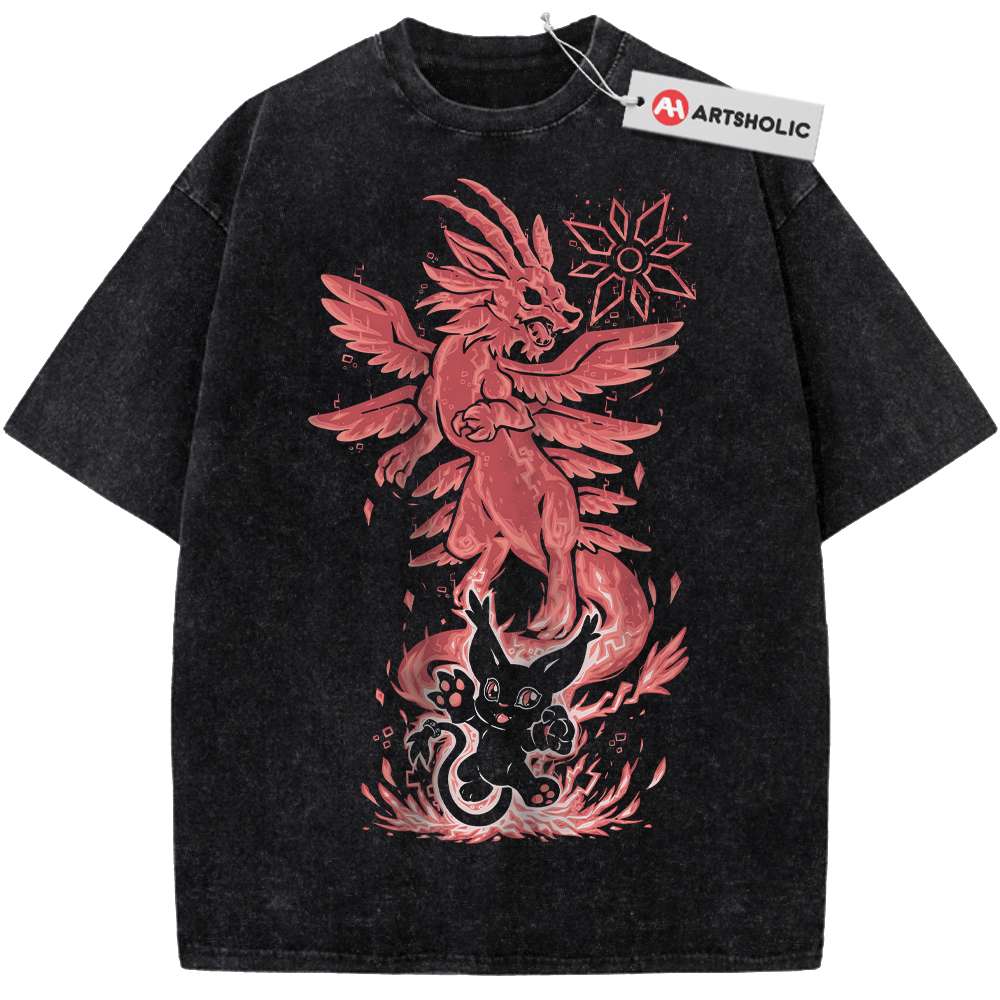 Tailmon Shirt, Digimon Adventure Shirt, Anime Shirt, Vintage T-Shirt