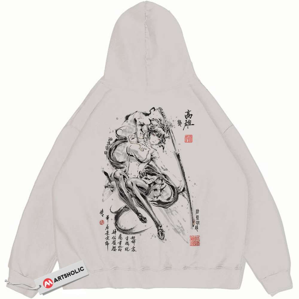 Takao Hoodie, Azur Lane Hoodie, Game Hoodie, Vintage Hoodie
