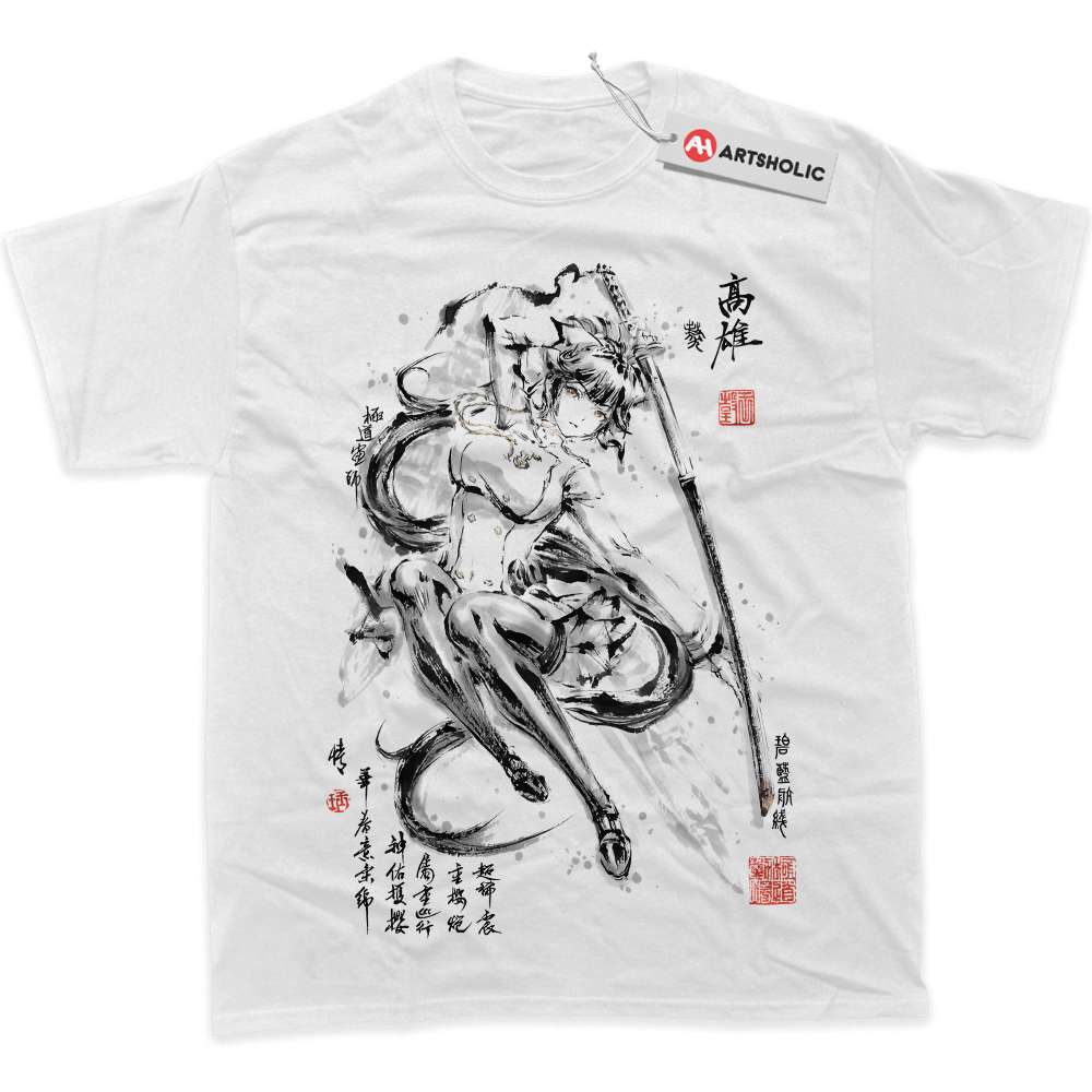 Takao Shirt, Azur Lane Shirt, Game Shirt, Graphic Tee