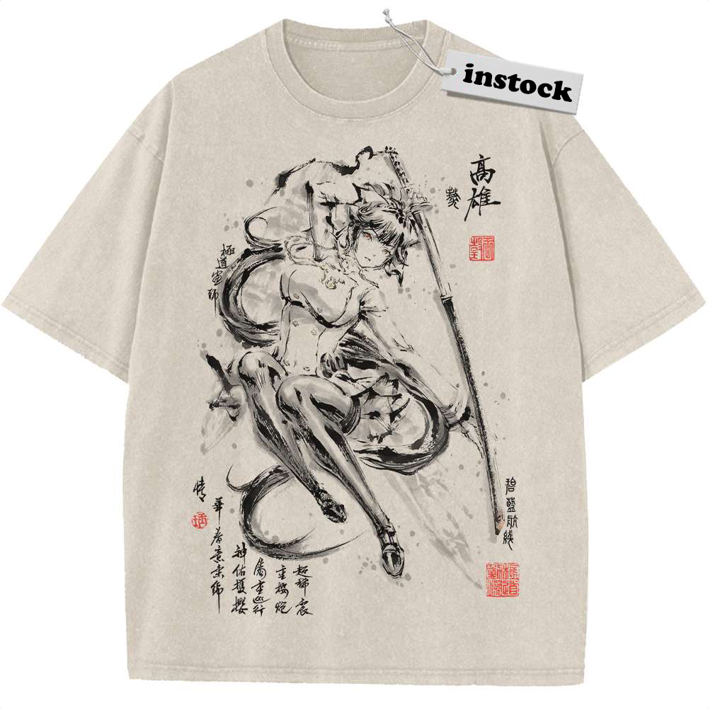 Takao Shirt, Azur Lane Shirt, Game Shirt, Vintage Tee