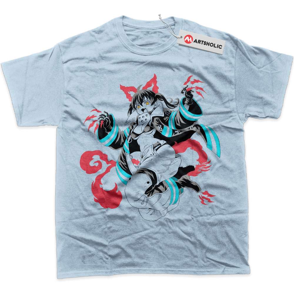 Alternative view of Tamaki Kotatsu Shirt, Fire Force Shirt, Anime Shirt, Graphic T-Shirt