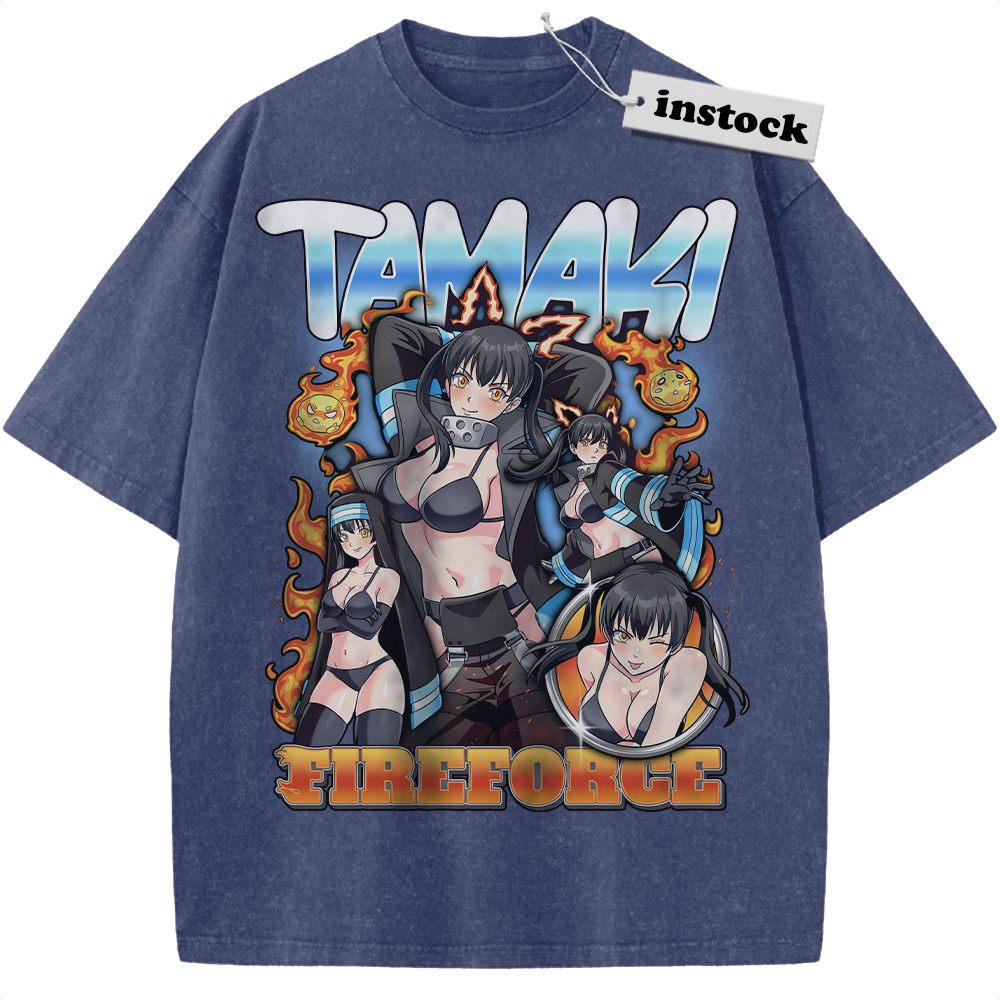 Tamaki Kotatsu Shirt, Fire Force Shirt, Anime Shirt, Vintage T-Shirt