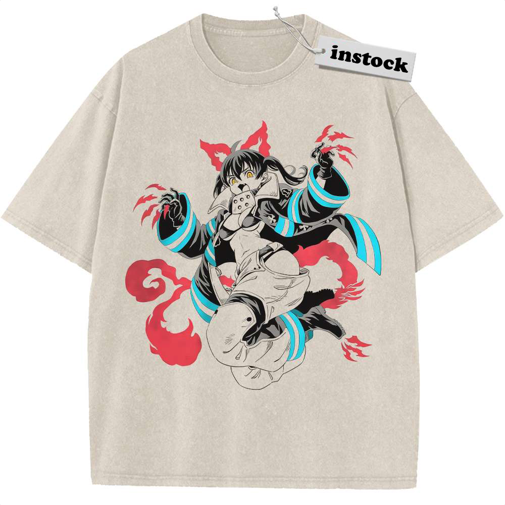 Tamaki Kotatsu Shirt, Fire Force Shirt, Anime Shirt, Vintage T-Shirt