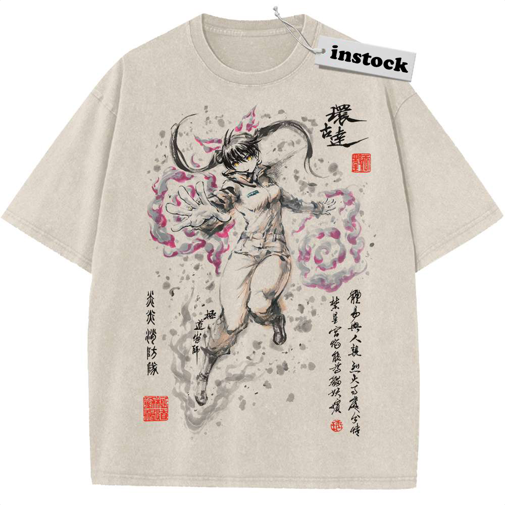 Tamaki Kotatsu Shirt, Fire Force Shirt, Anime Shirt, Vintage Tee