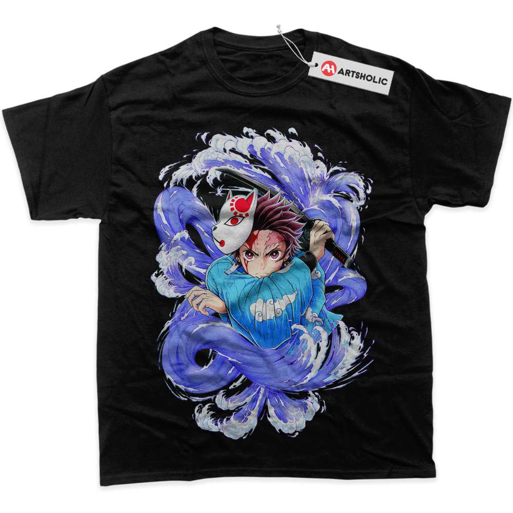 Alternative view of Tanjiro Kamado Shirt, Demon Slayer Shirt, Anime Shirt, graphic T-Shirt