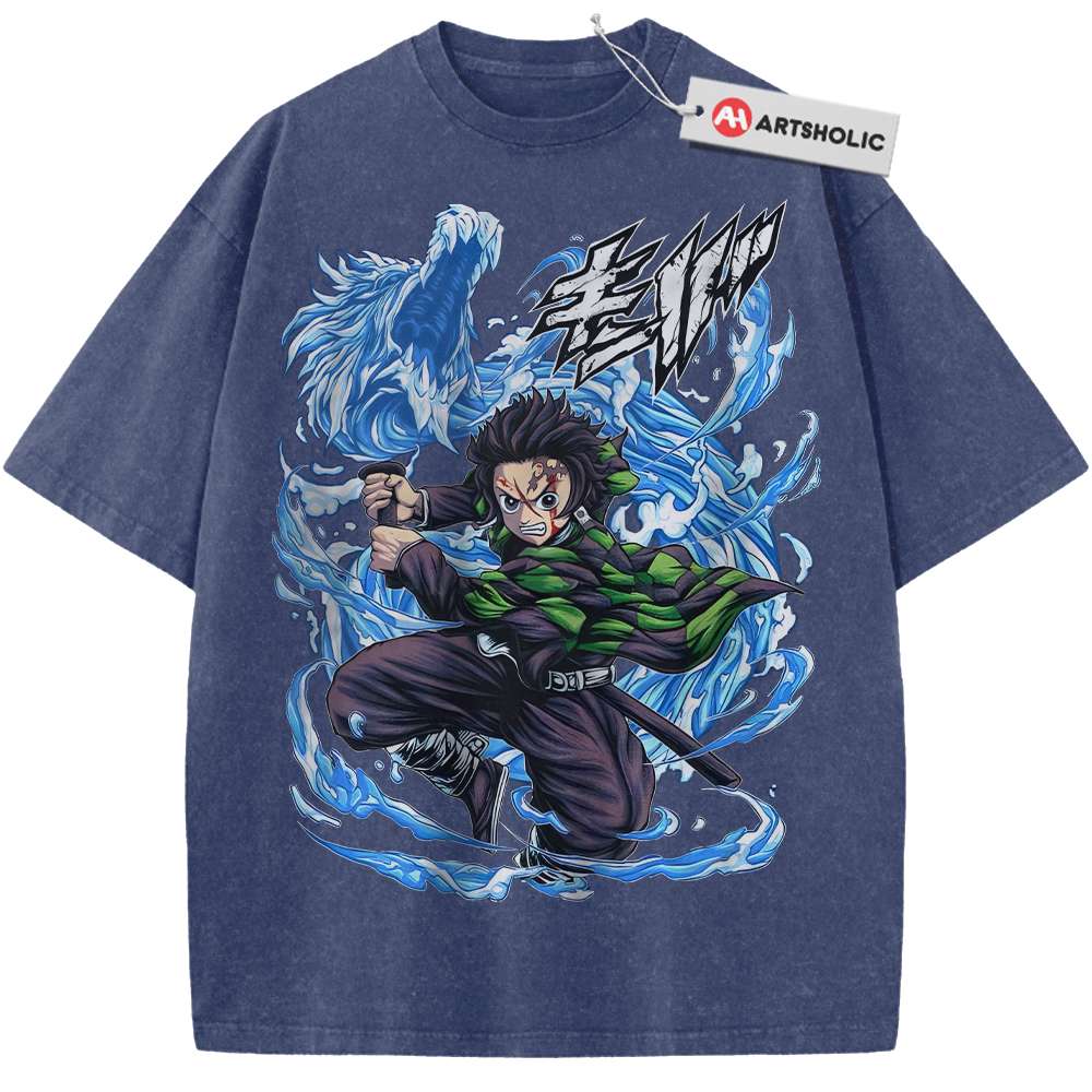 Tanjiro Kamado Shirt, Demon Slayer Shirt, Anime Shirt, Vintage T-Shirt