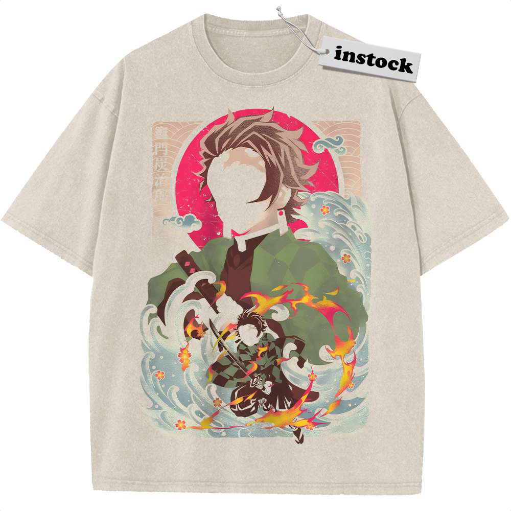 Tanjiro Kamado Shirt, Demon Slayer Shirt, Anime Shirt, Vintage T-Shirt