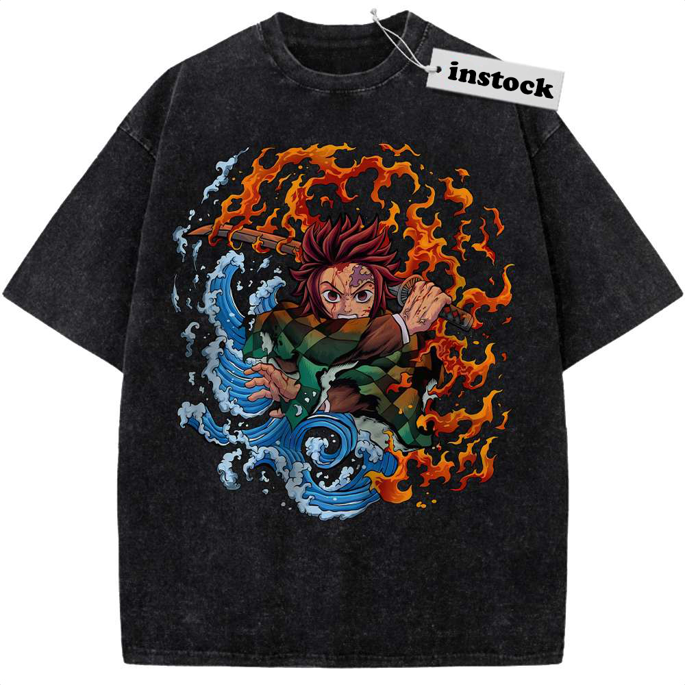 Tanjiro Kamado Shirt, Demon Slayer Shirt, Anime Shirt, Vintage T-Shirt