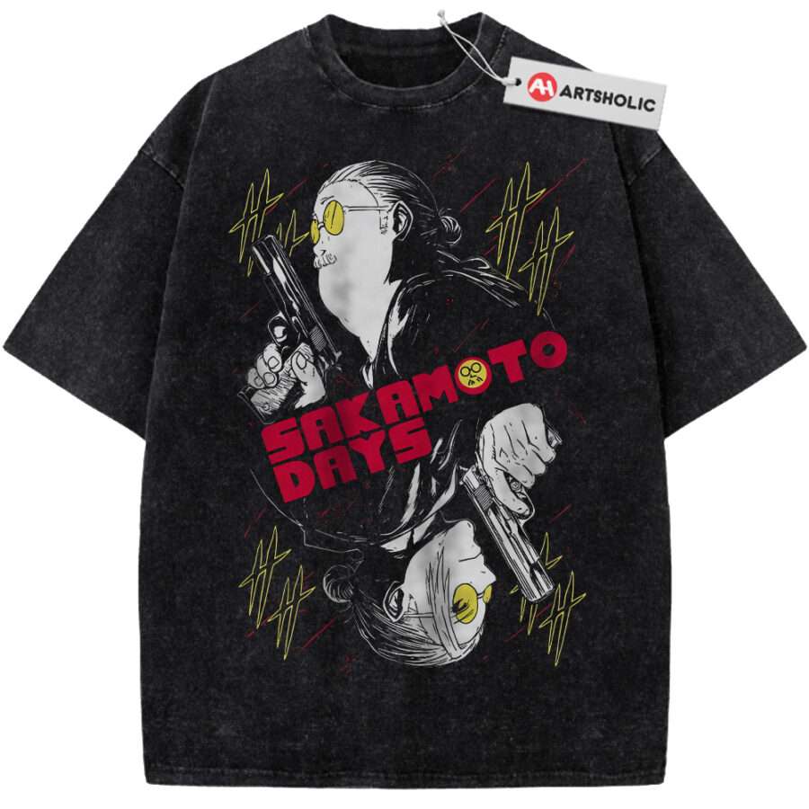 Alternative view of Taro Sakamoto Shirt, Sakamoto Days Shirt, Anime Shirt, Vintage Tee