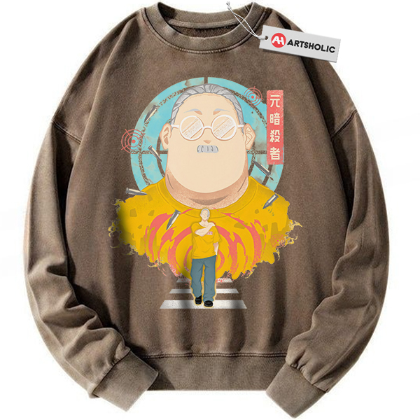 Alternative view of Taro Sakamoto Sweatshirt, Sakamoto Days Sweatshirt, Anime Sweatshirt, Vintage Sweater