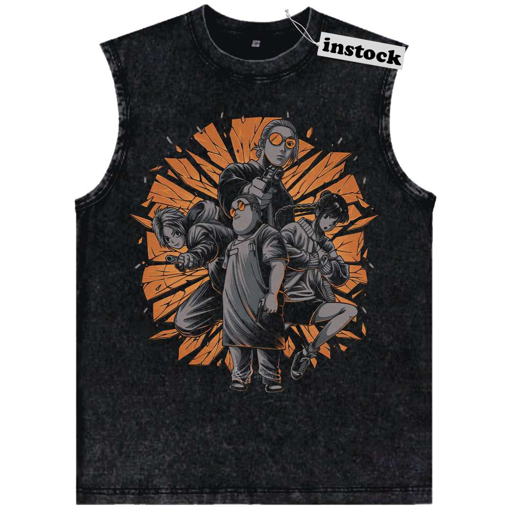 Taro Sakamoto Tank Top, Sakamoto Days Tank Top, Anime Tank Top, Vintage Tank Top