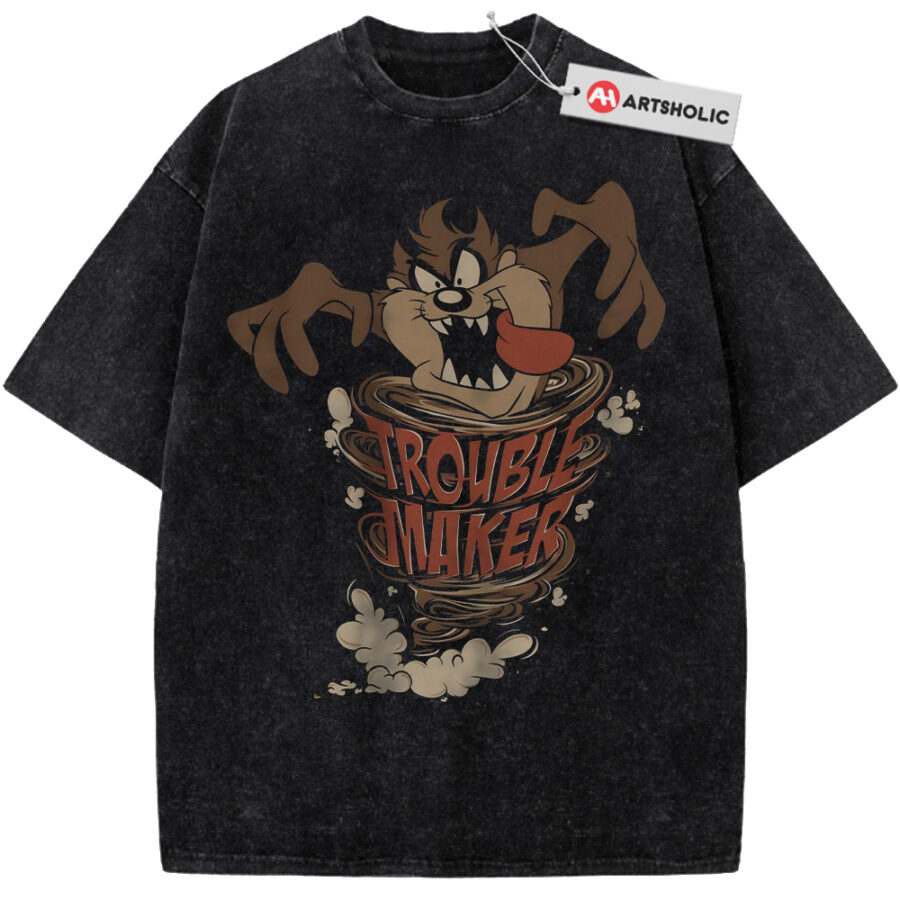 Alternative view of Tasmanian Devil Shirt, Looney Tunes Shirt, Animated Shirt, Vintage T-Shirt
