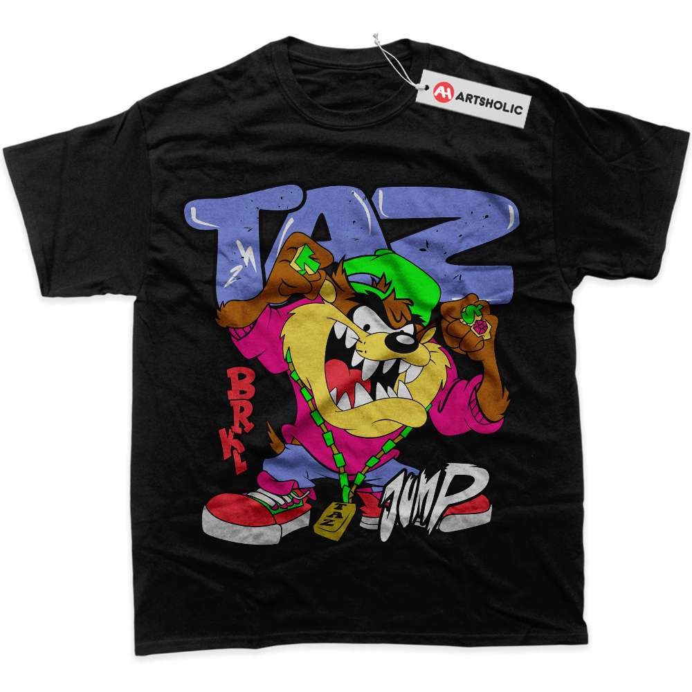 Alternative view of Tasmanian Devil Shirt, Looney Tunes Shirt, Cartoon Shirt, graphic Tee