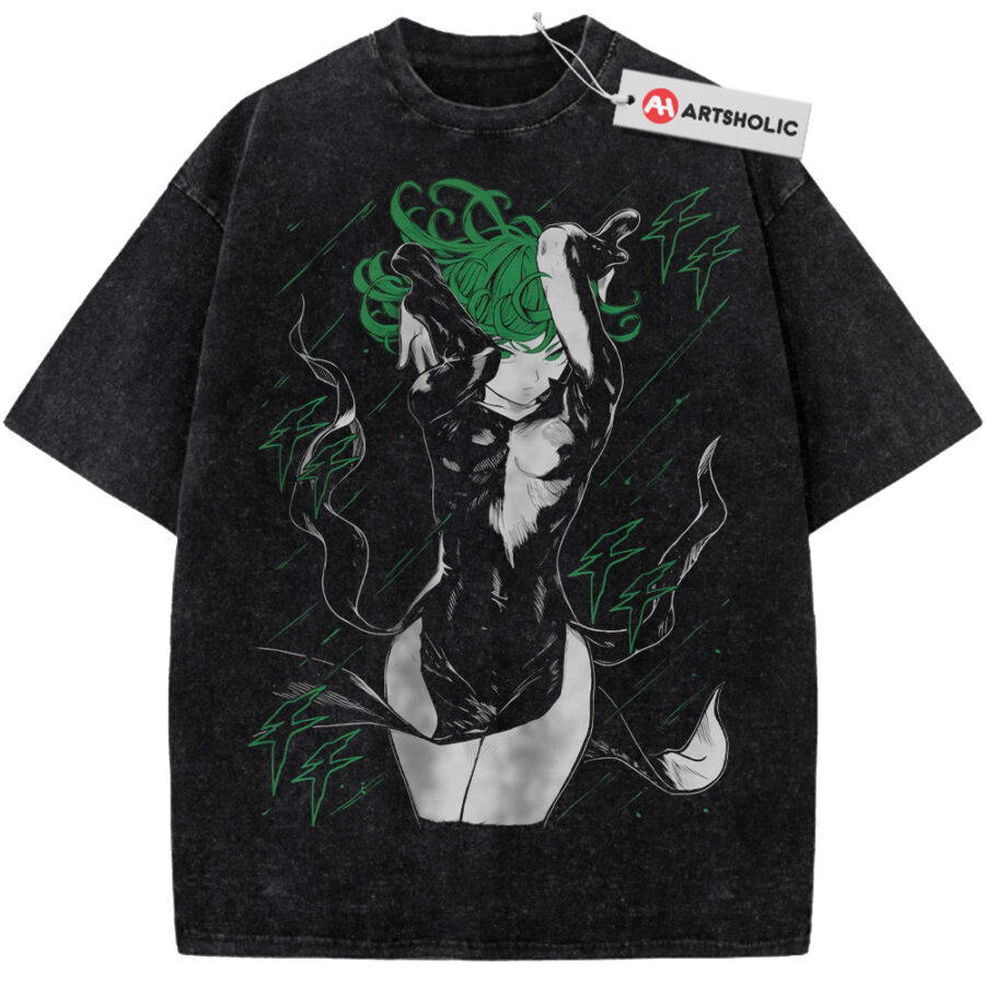 Alternative view of Tatsumaki Shirt, One Punch Man Shirt, Anime Shirt, Vintage Tee