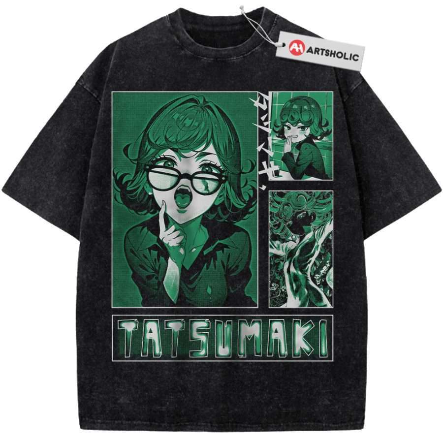 Alternative view of Tatsumaki Shirt, One Punch Man Shirt, Anime Shirt, Vintage Tee