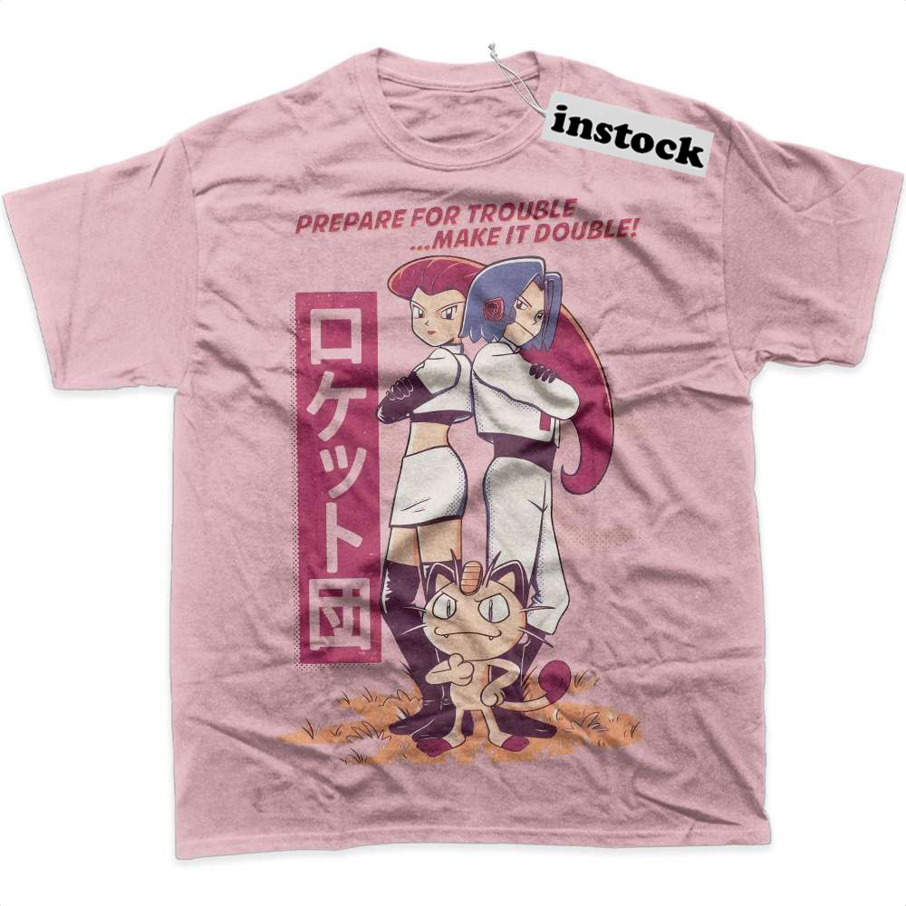 Team Rocket Shirt, Pokemon Shirt, Anime Shirt, Graphic T-Shirt