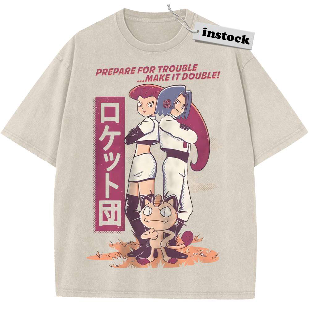 Team Rocket Shirt, Pokemon shirt, Anime Shirt, Vintage T-Shirt