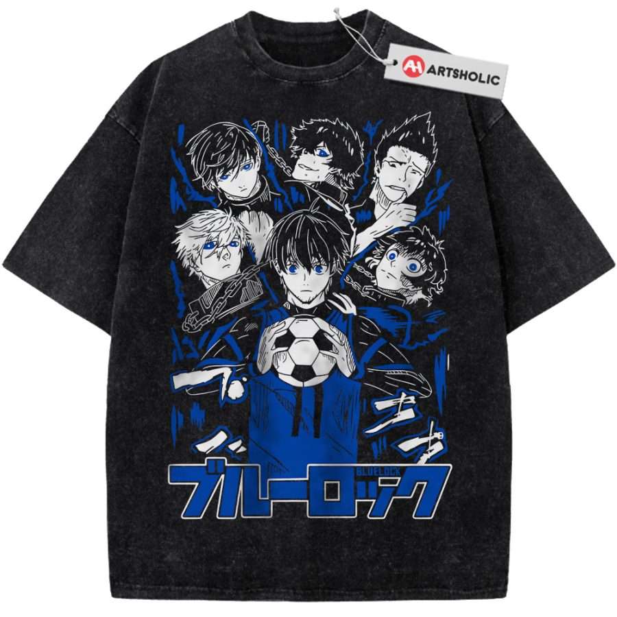 Alternative view of Team Z Shirt, Blue Lock Shirt, Anime Shirt, Vintage T-Shirt