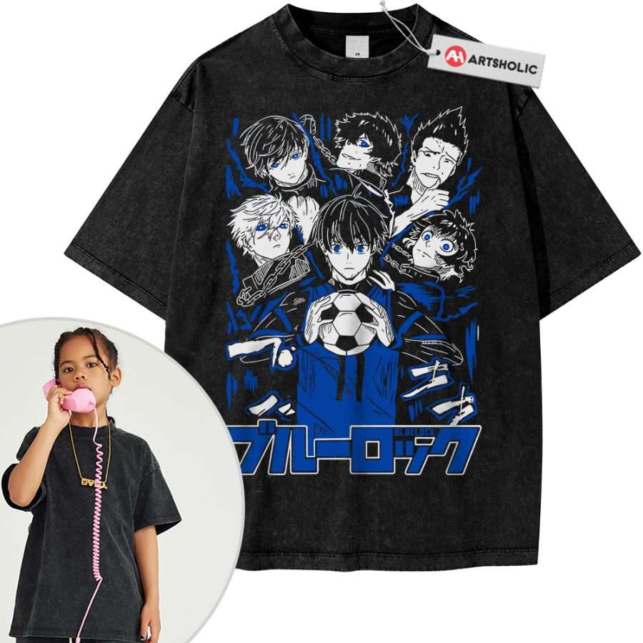 Alternative view of Team Z Shirt For Kids, Blue Lock Shirt For Kids, Anime Shirt For Kids, Vintage T-Shirt For Kids