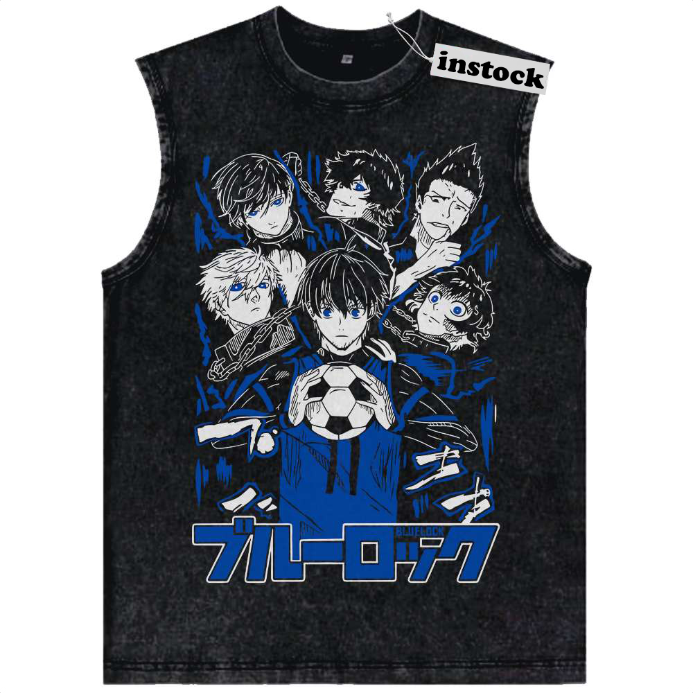 Team Z Tank Top, Blue Lock Tank Top, Anime Tank Top, Vintage Tank Top