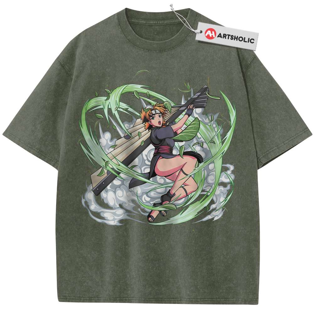 Temari Nara Shirt, Naruto Shirt, Anime Shirt, Vintage T-Shirt
