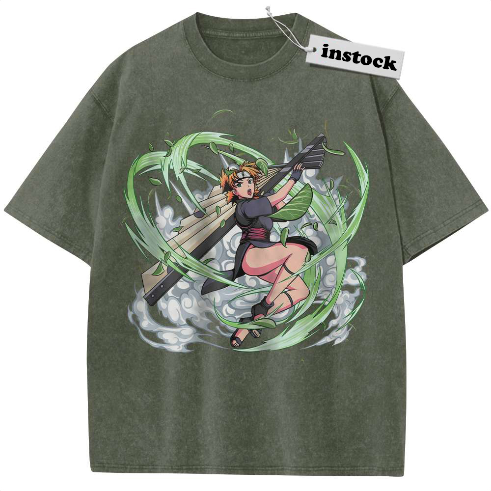 Temari Nara Shirt, Naruto Shirt, Anime Shirt, Vintage T-Shirt