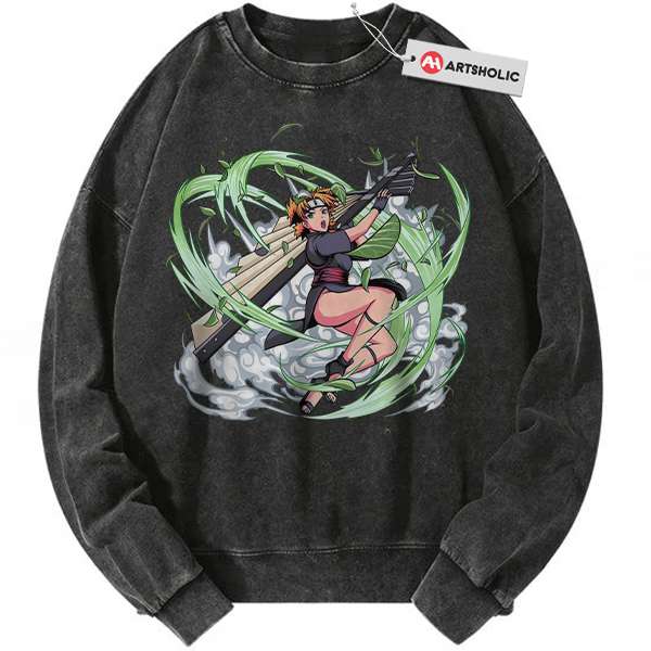 Temari Nara Sweatshirt, Naruto Sweatshirt, Anime Sweatshirt, Vintage Sweatshirt