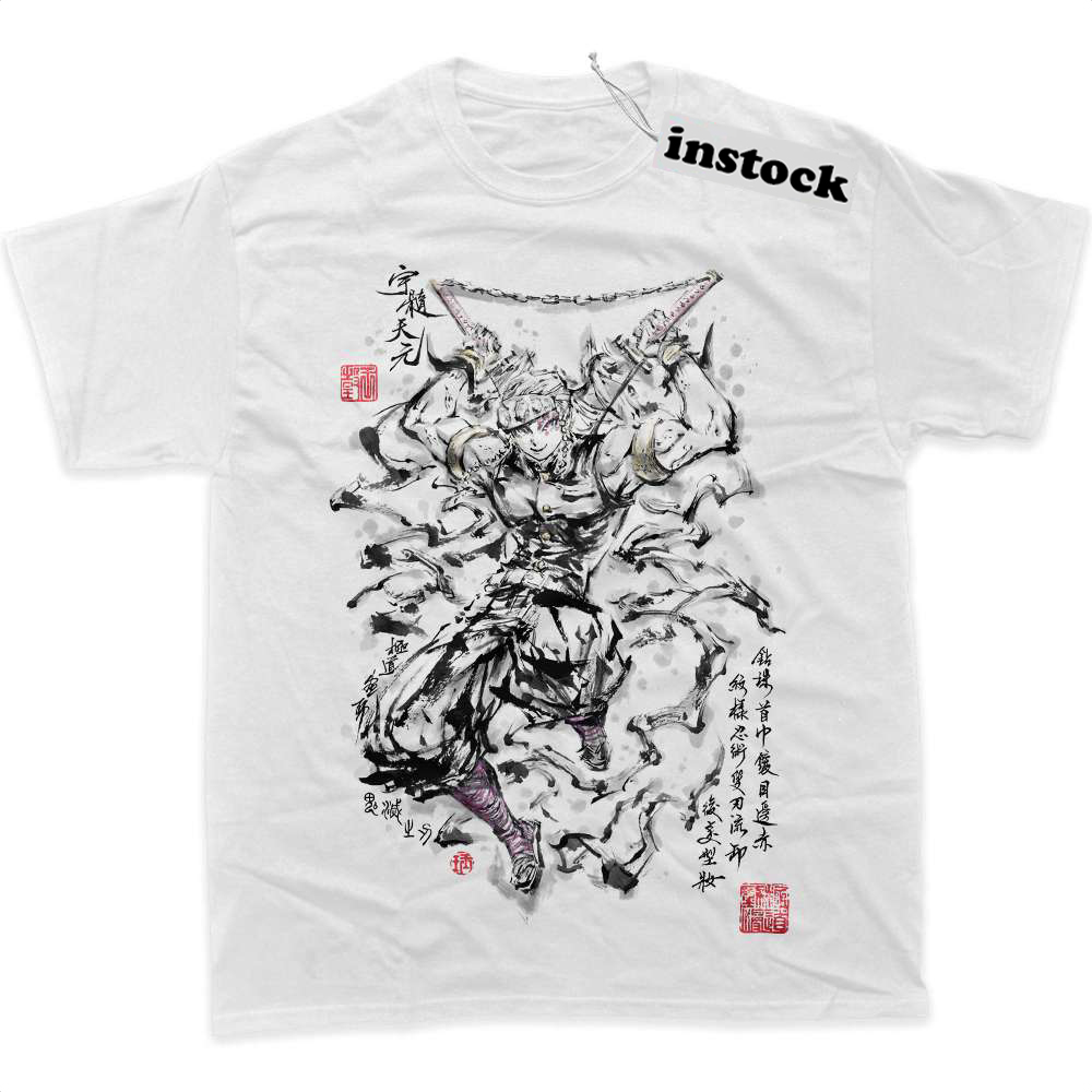 Tengen Uzui Shirt, Demon Slayer Shirt, Anime Shirt, Graphic T-Shirt