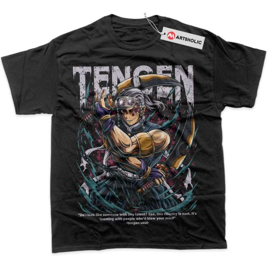 Alternative view of Tengen Uzui Shirt, Demon Slayer Shirt, Anime Shirt, Graphic T-Shirt