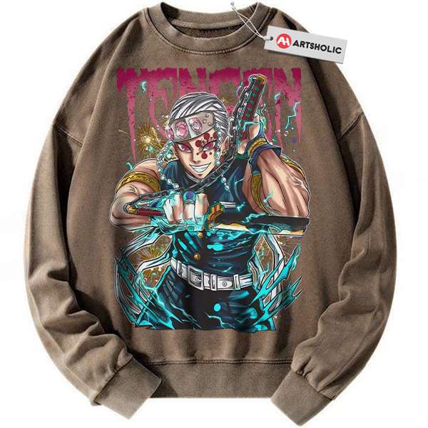 Alternative view of Tengen Uzui Sweatshirt, Demon Slayer Sweatshirt, Anime Sweatshirt, Vintage Sweater
