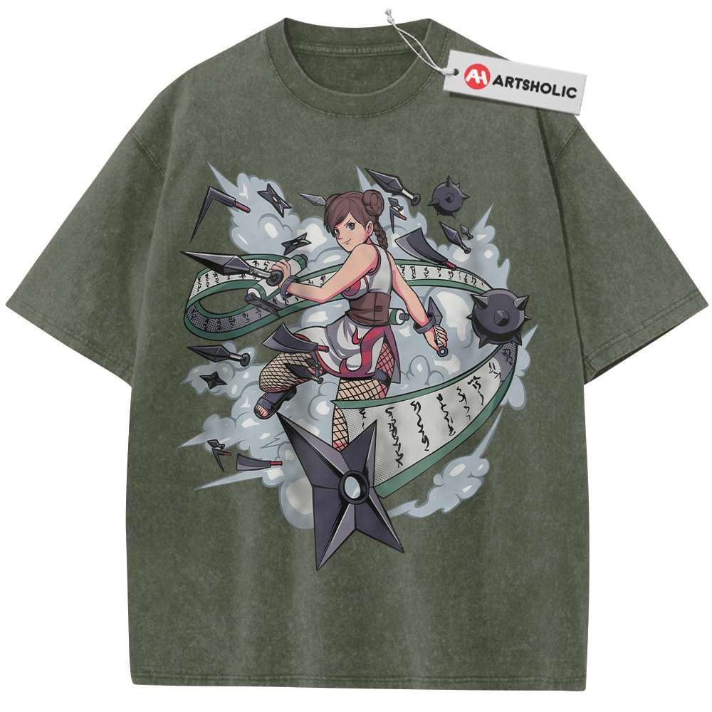 Tenten Shirt, Naruto Shirt, Anime Shirt, Vintage Tee