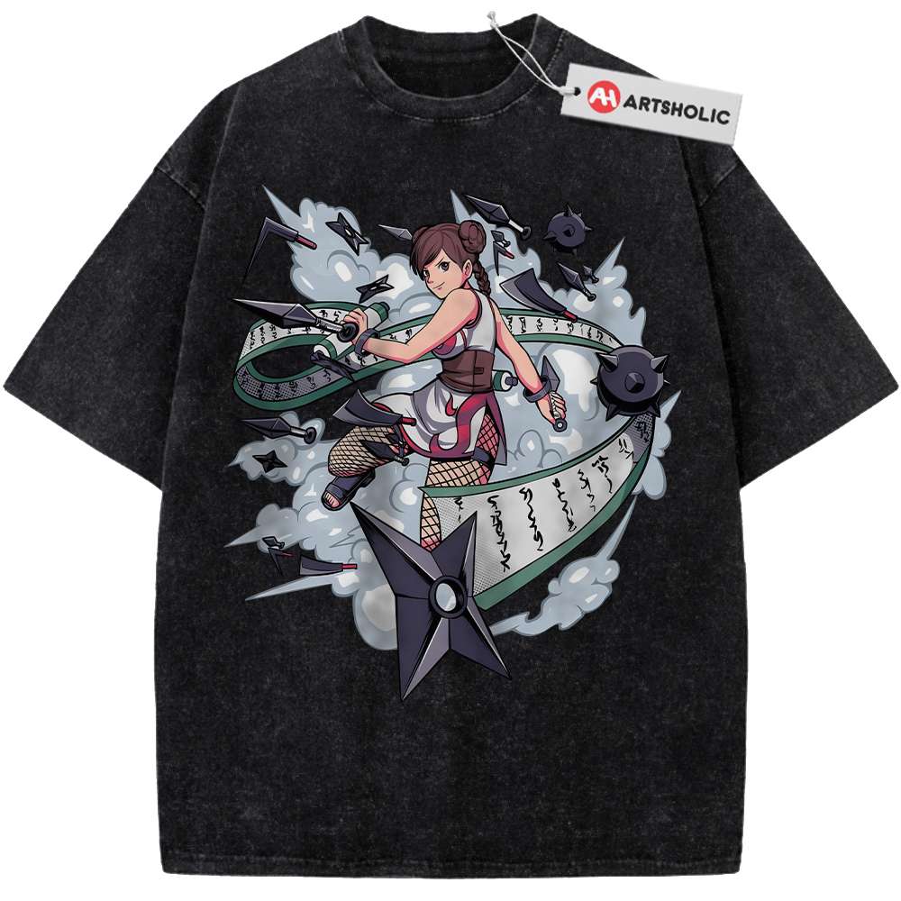 Alternative view of Tenten Shirt, Naruto Shirt, Anime Shirt, Vintage Tee