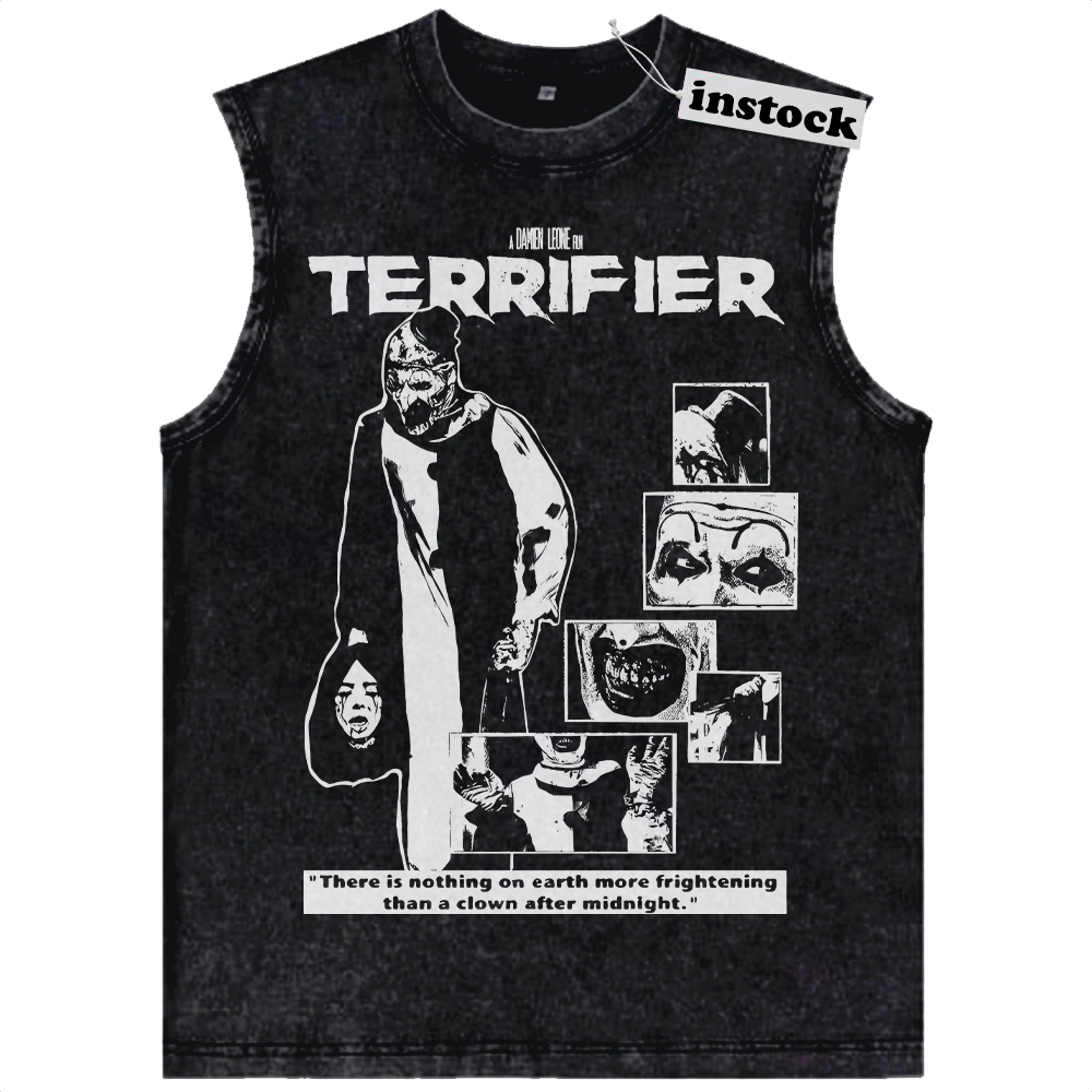 Terrifier Tank Top, Halloween Tank Top, Horror Movie Tank Top, Vintage Tank Top