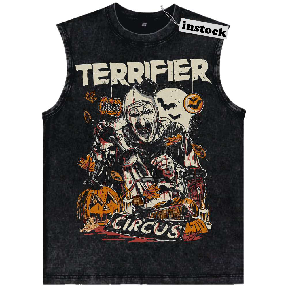 Terrifier Tank Top, Halloween Tank Top, Horror Tank Top, Vintage Tank Top