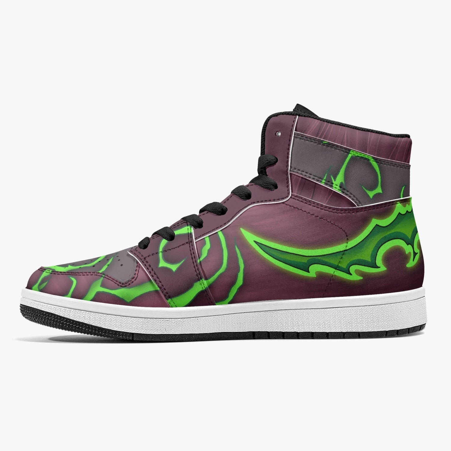 Alternative view of Terrorblade the Soul Keeper Dota 1 Custom Sneaker Mid 1 Basketball Shoes - Otaku Hall
