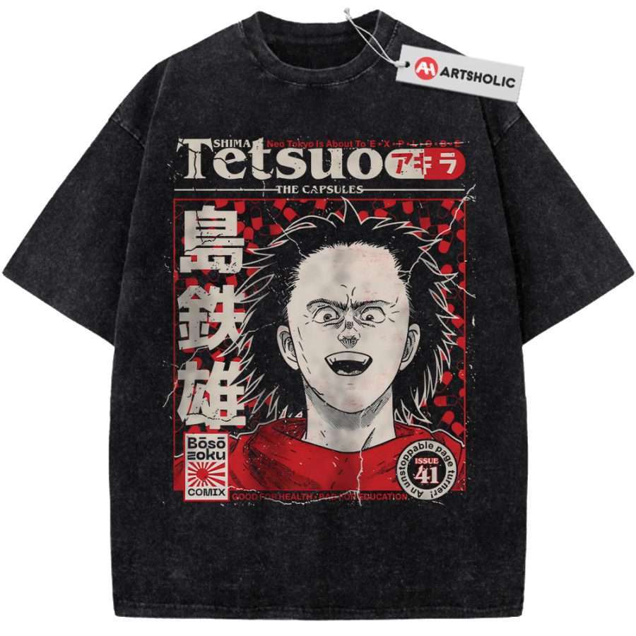 Alternative view of Tetsuo Shima Shirt, Akira Shirt, Anime Shirt, Vintage Tee