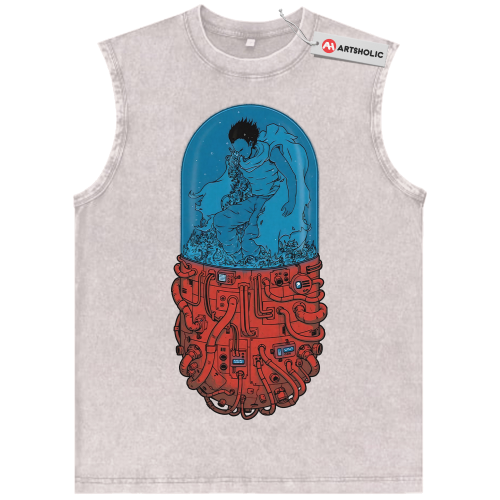 Alternative view of Tetsuo Shima Tank Top, Akira Tank Top, Anime Tank Top, Vintage Tank Top
