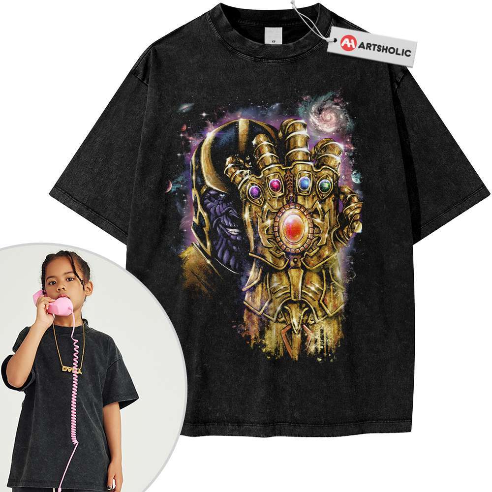 Thanos Shirt For Kids, Marvel Comics Shirt For Kids, Vintage Tee For Kids
