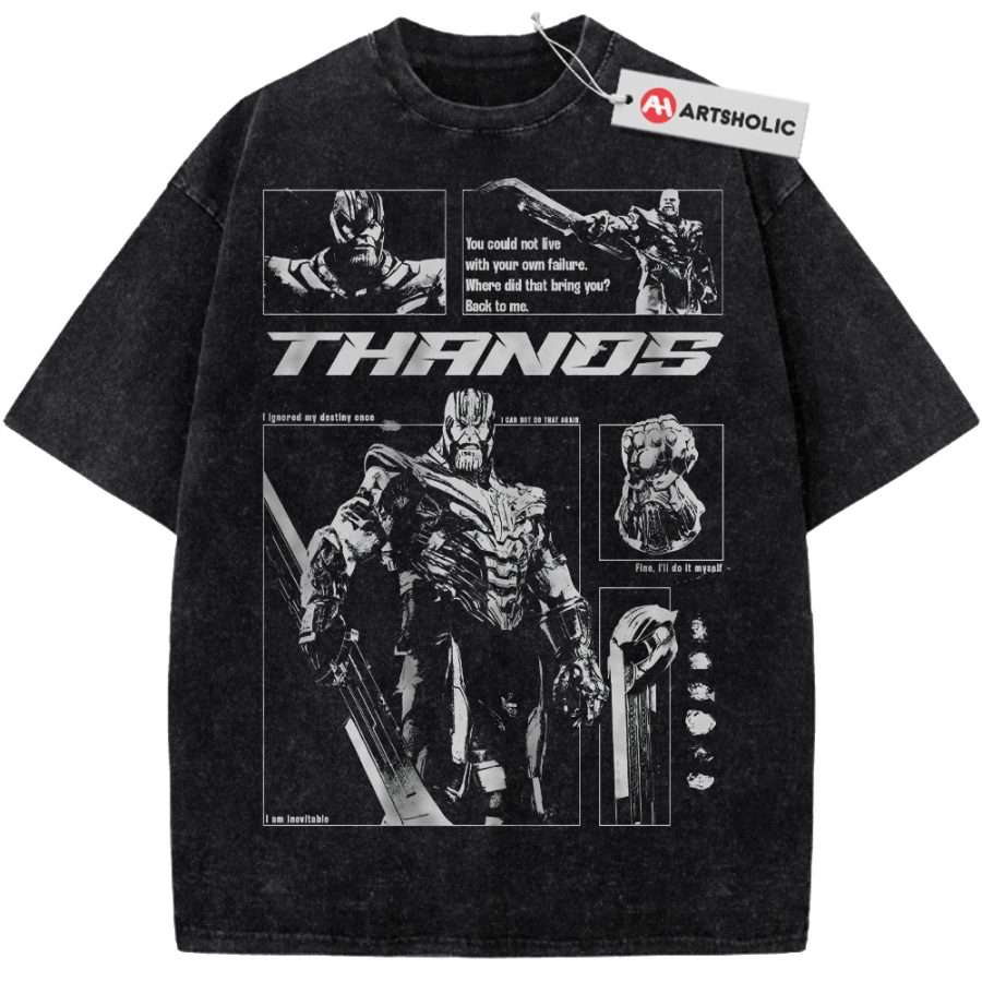 Alternative view of Thanos Shirt, Marvel Comics Shirt, Vintage T-Shirt
