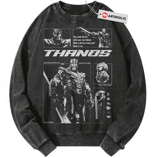 Thanos Sweatshirt, Marvel Comics Sweatshirt, Vintage Sweater