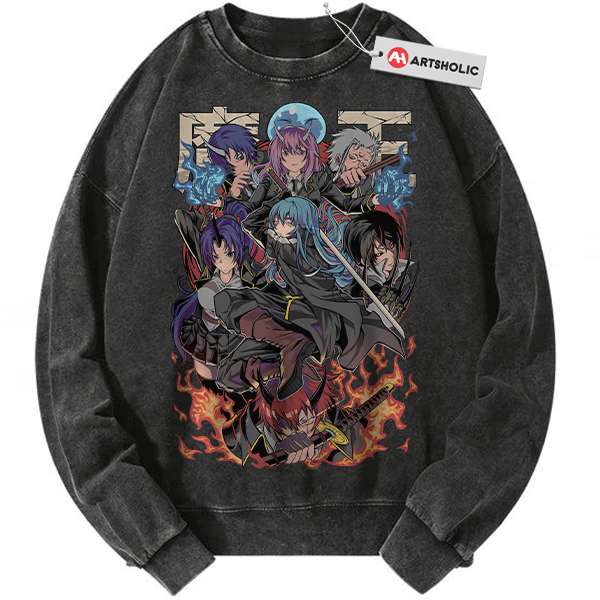 That Time I Got Reincarnated As A Slime Sweatshirt, Anime Sweatshirt, Vintage Sweatshirt