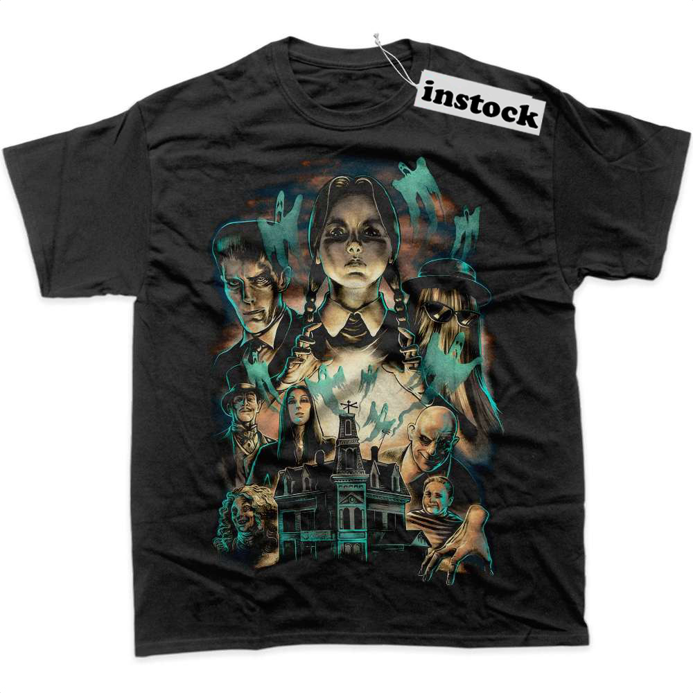 The Addams Family Shirt, Horror Shirt, Halloween Shirt, Graphic T-Shirt